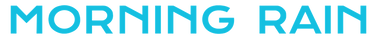 Morning Rain clean wordmark logo without tagline